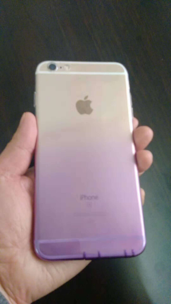 迪菲帆 渐变苹果6s手机壳 超薄简约iPhone7全包硅胶保护套 变色时尚抖音苹果8plus手机套 渐变紫【送钢化膜】 苹果6plus 5.5英寸怎么样，好用吗,第9张