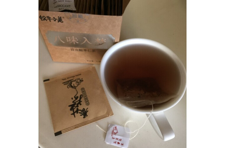 买1发2蜗牛小美酸枣仁百合茯苓茶百合枣仁茶安花草神茶睡眠茶失助男女好眠茶怎么样，好用吗，口碑，心得，评价，试用报告,第3张