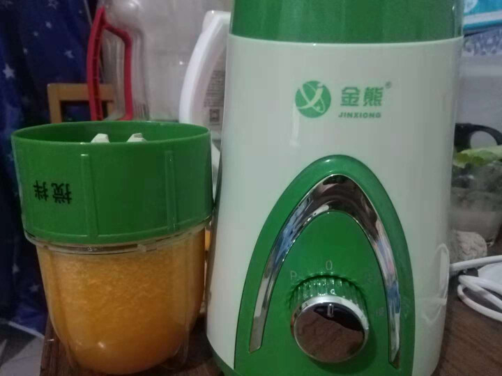 金熊（JINXIONG） 榨汁机家用 五杯料理机 可制作婴儿辅食搅拌研磨绞肉 JX2598 浅草绿怎么样，好用吗，口碑，心得，评价，试用报告,第4张