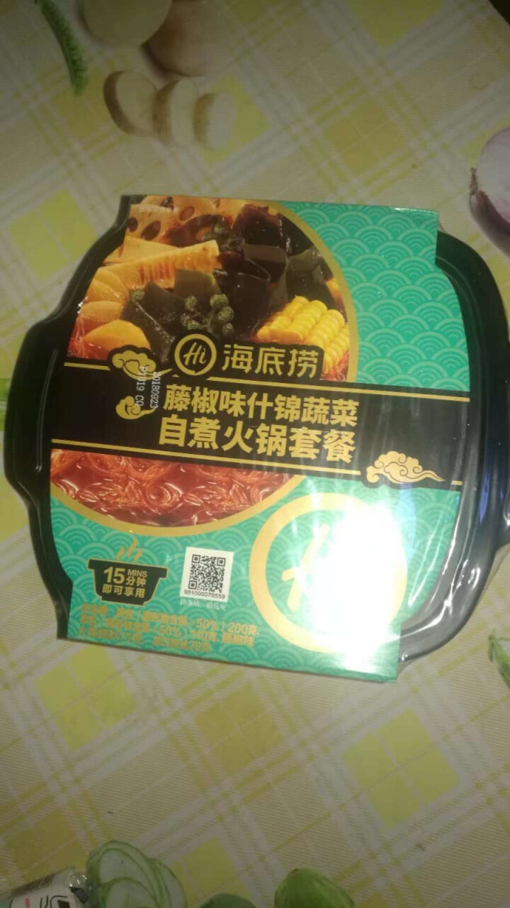 海底捞 藤椒味什锦蔬菜自煮火锅410g 自煮自助方便网红小火锅懒人速食怎么样，好用吗，口碑，心得，评价，试用报告,第2张