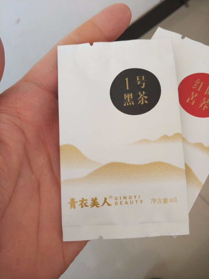 青衣美人红曲苦荞 全胚芽黑苦荞 苦荞茶叶代用茶 健康茶养生茶 品尝袋5g*1袋怎么样，好用吗，口碑，心得，评价，试用报告,第4张