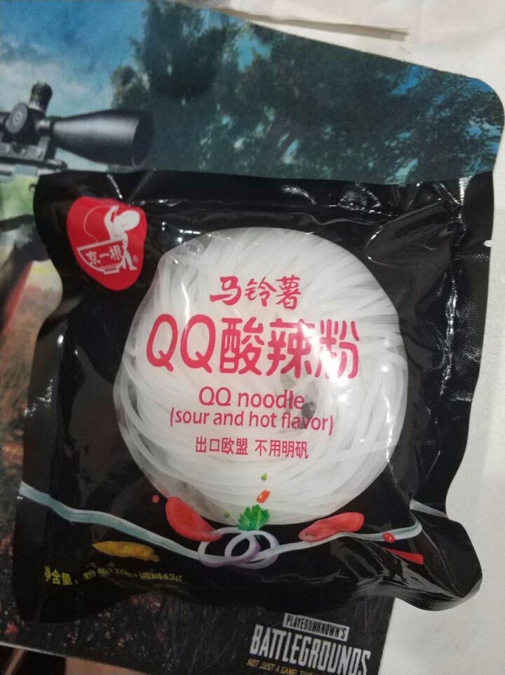 京一根 酸辣粉 速食方便粉丝面食品 零食袋装 163g/袋 QQ酸辣粉 1袋怎么样，好用吗，口碑，心得，评价，试用报告,第4张