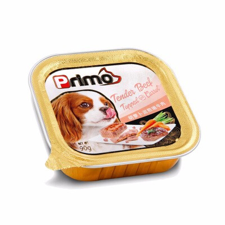 不然呢primo狗罐头宠物狗主粮零食小狗狗湿粮牛肉鸡肉进口犬餐盒罐头