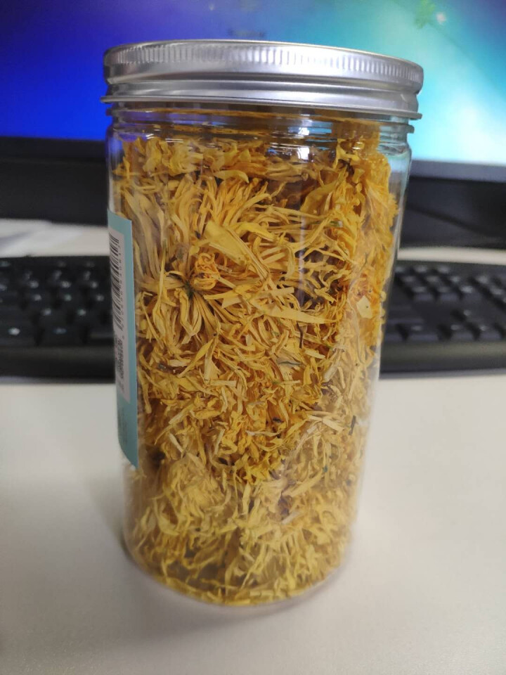 花养花金丝皇菊花茶一朵一杯菊花茶金丝黄菊茗品春夏清火去热 金丝皇菊20g怎么样，好用吗，口碑，心得，评价，试用报告,第3张