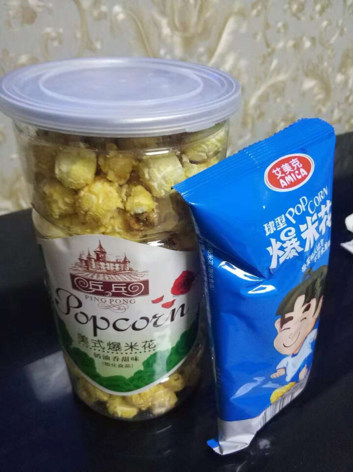 乒乓 【天威食品】奶油味焦糖味爆米花150g罐装休闲零食膨化食品美式爆米花 奶油香甜味 150gx1桶装怎么样，好用吗，口碑，心得，评价，试用报告,第2张