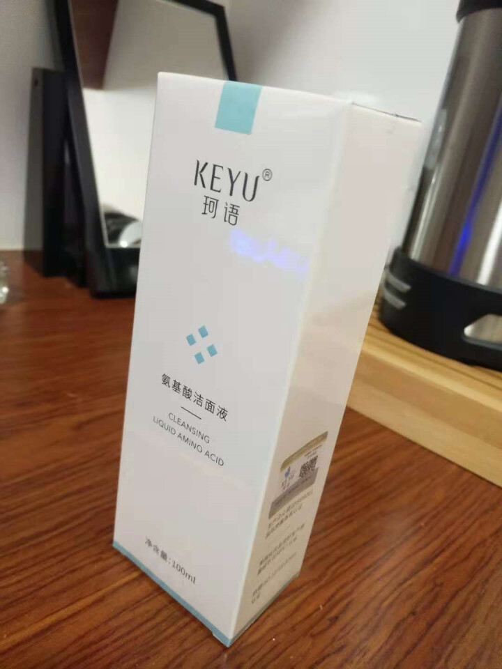 珂语(KEYU)洗面奶氨基酸洁面液100ml（温和净肤锁水保湿 敏感肌洁面乳男女适用）怎么样，好用吗，口碑，心得，评价，试用报告,第3张