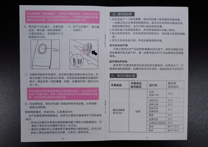 金稻 KINGDOM 脱毛仪 剃脱毛器 家用激光脱毛器 女士剃毛器 IPL脉冲激光脱毛 全身腋毛私处脱毛 KD,第14张