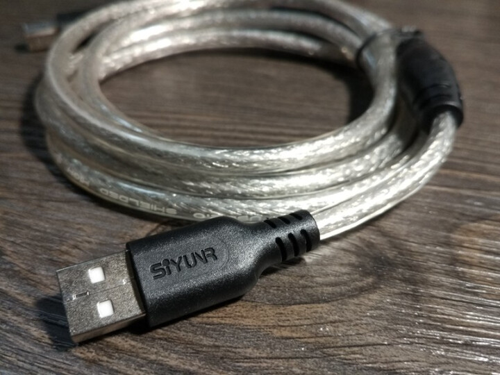 时雨（SIYUNR）USB打印机数据线usb2.0方口电源连接线 支持惠普佳能爱普生打印机A公对B公 SY,第4张