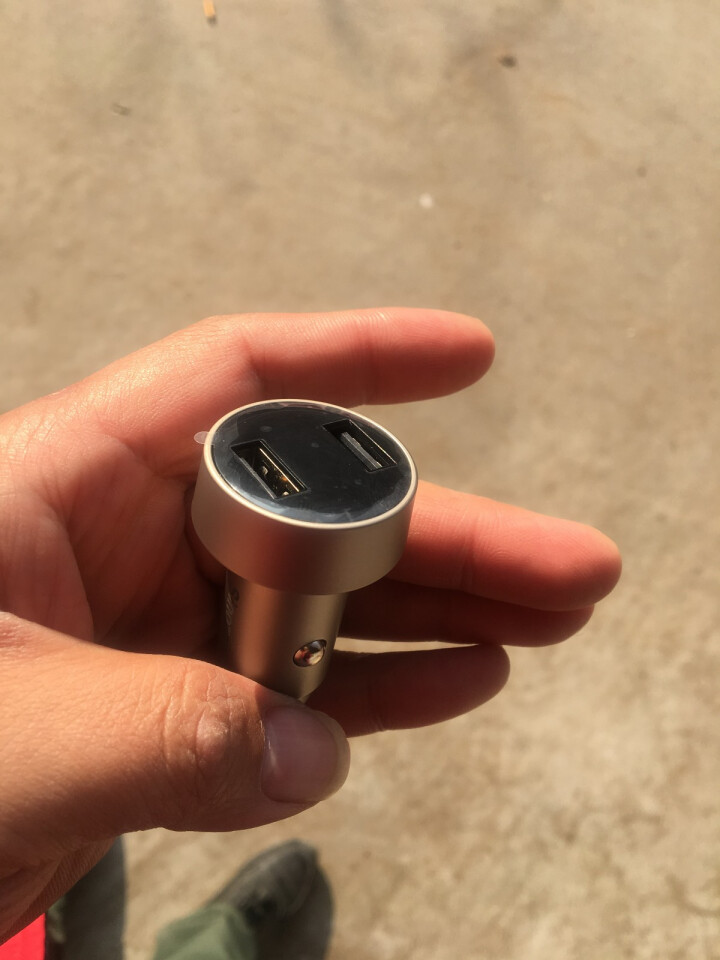 兆昌（Sinozoc）车载充电器 车充点烟器一拖二双USB 金属3.6A通用数显电压汽车充电器 ZCSC,第4张