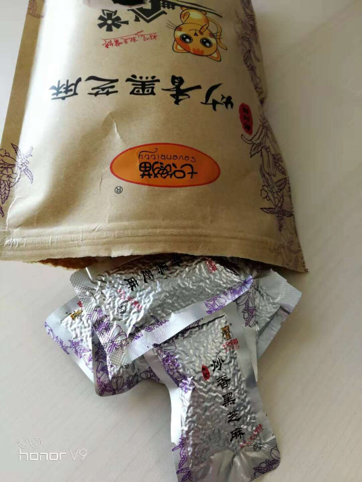 七只馋猫 炒香黑芝麻150g【第2件5折】（5gx30袋独立小包装） 即食免洗 五谷杂粮休闲零食怎么样，好用吗，口碑，心得，评价，试用报告,第3张