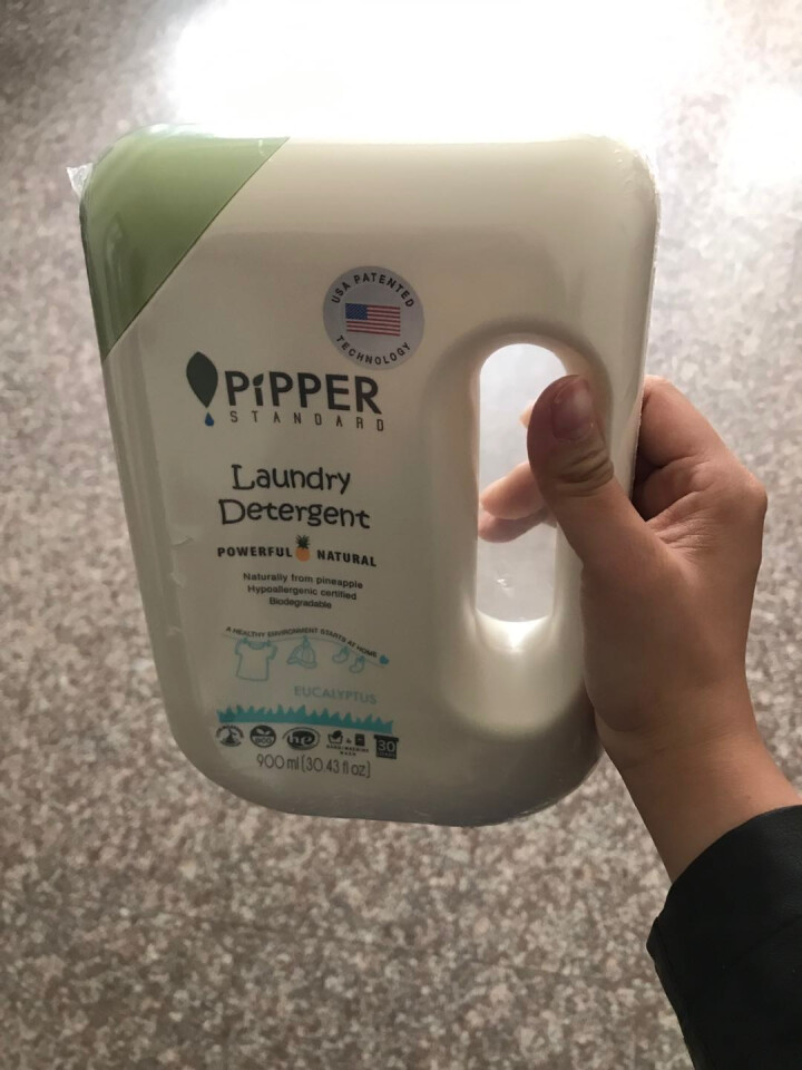 PIPPER 洗衣液尤加利香 900ml 婴儿洗衣液 植物酵素 尤加利香型怎么样，好用吗，口碑，心得，评价，试用报告,第3张