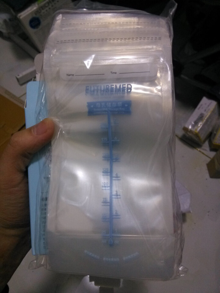 福契储奶袋 母乳储存袋保鲜袋200ml 30片装怎么样，好用吗，口碑，心得，评价，试用报告,第4张