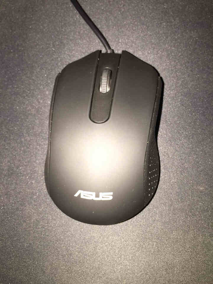 华硕（ASUS） 有线USB鼠标 笔记本台式电脑通用家用鼠标黑色 AE,第4张