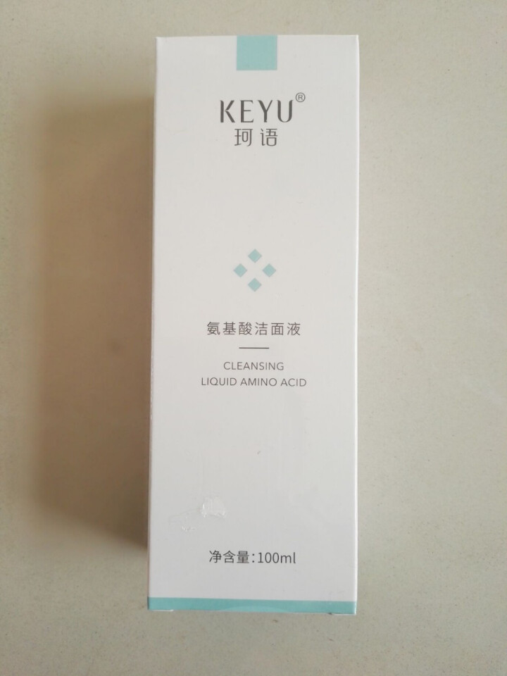 珂语(KEYU)洗面奶氨基酸洁面液100ml（温和净肤锁水保湿 敏感肌洁面乳男女适用）怎么样，好用吗，口碑，心得，评价，试用报告,第3张