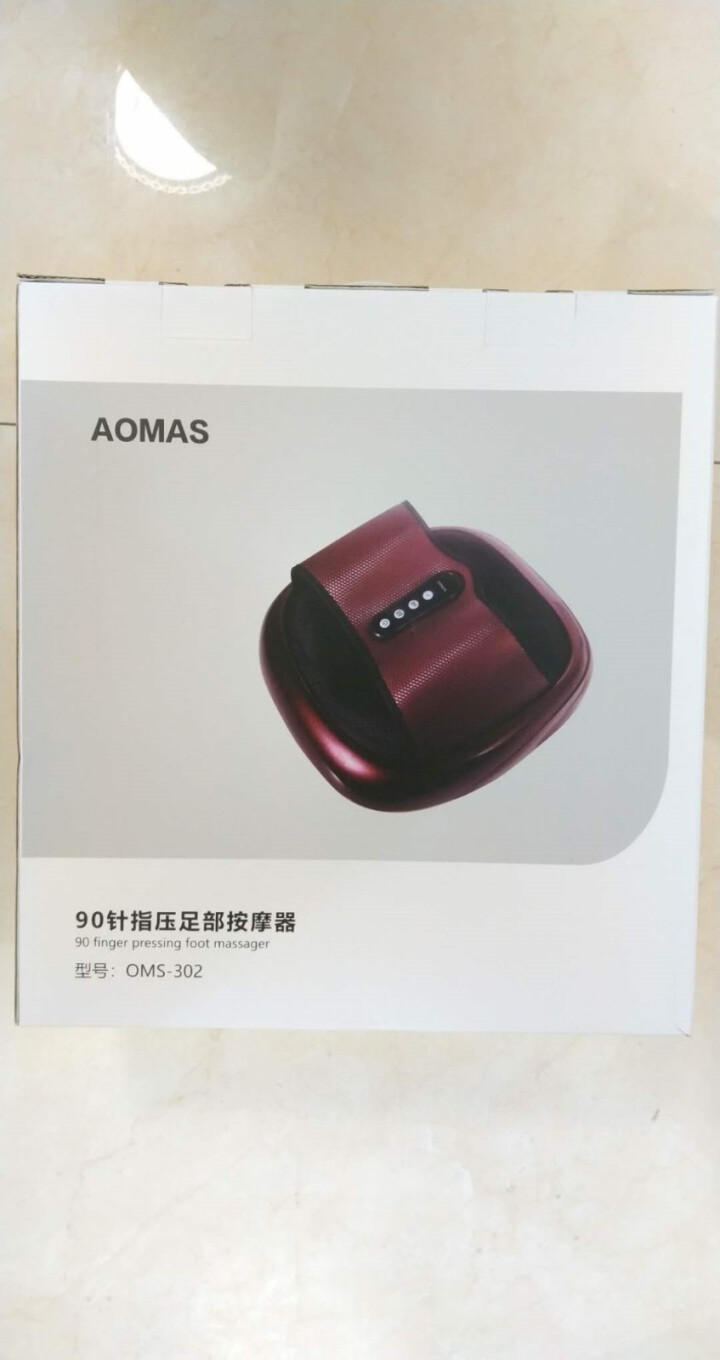 澳玛仕（AOMAS）302足疗机脚底按摩器家用足部90个独立按摩头指压按摩足底穴位 酒红色怎么样，好用吗，口碑，心得，评价，试用报告,第3张