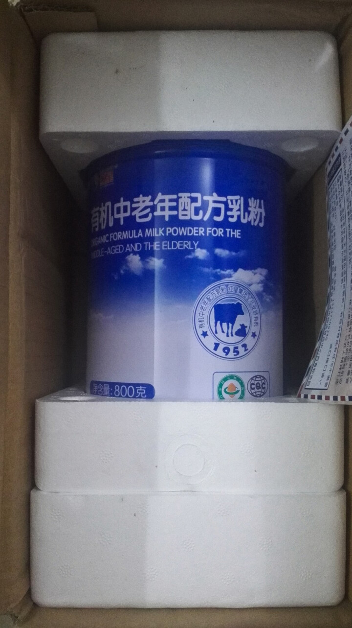 红星有机中老年配方乳粉老人牛奶粉生牛乳800g怎么样，好用吗，口碑，心得，评价，试用报告,第2张