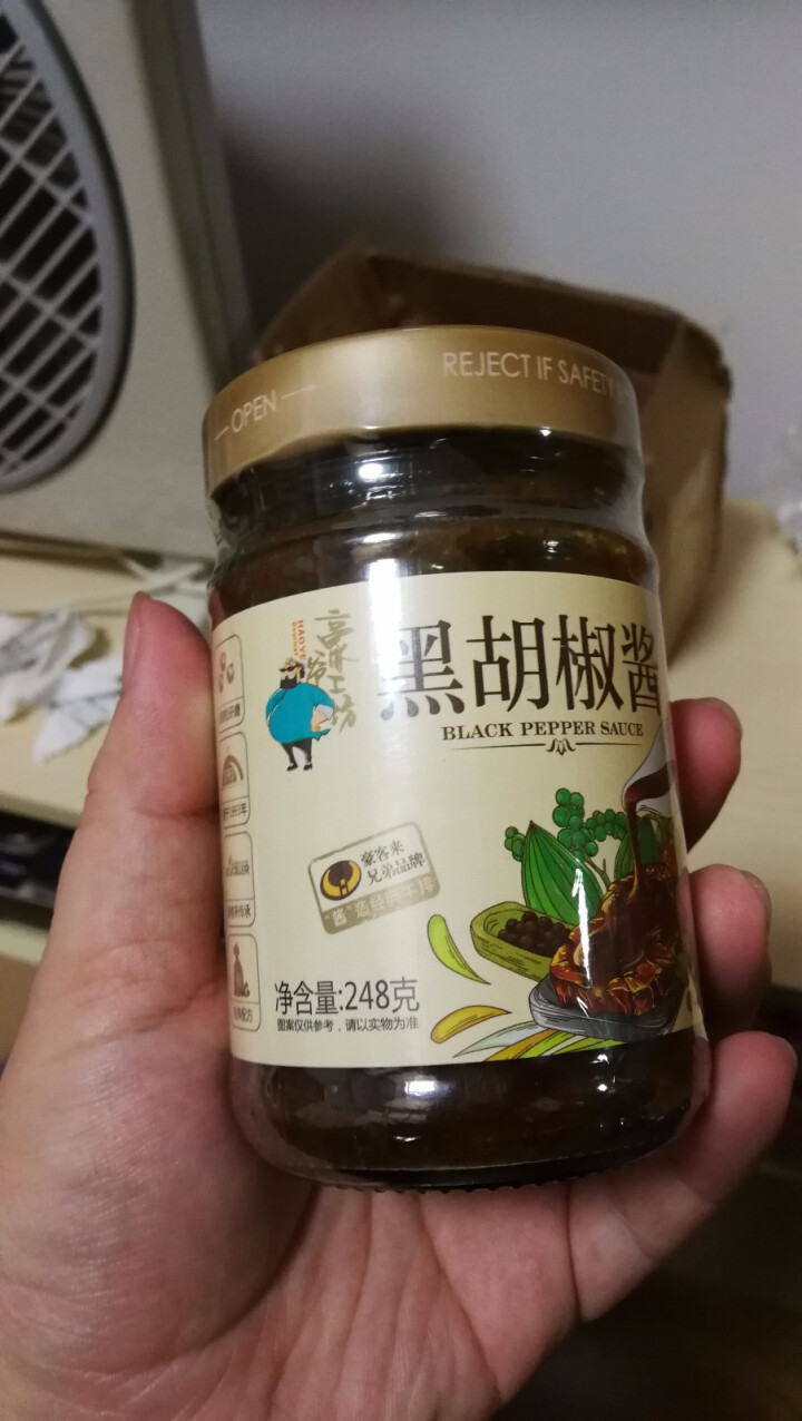 正宗豪客来豪爷工坊正宗黑胡椒酱汁辛爽意大利面酱牛排酱牛肉酱拌面炒饭面条中西餐调料烹饪佐料 豪爷工坊牛排酱怎么样，好用吗，口碑，心得，评价，试用报告,第3张