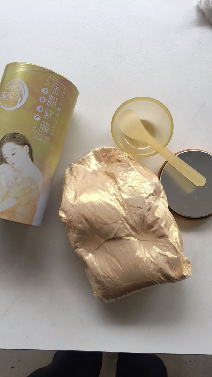 膜舍 金粉软膜粉330g面膜粉 美容粉 紧致亮肤 补水亮颜 疏通毛孔 吸收营养 膜舍 金粉软膜怎么样，好用吗，口碑，心得，评价，试用报告,第4张