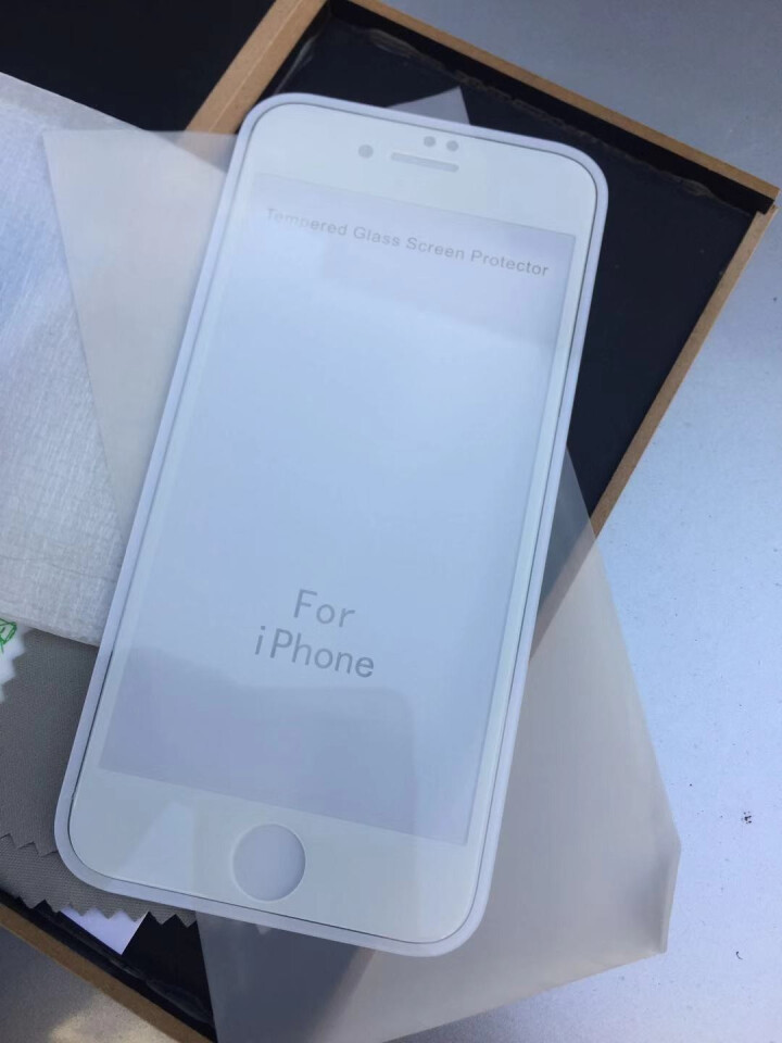 【蓝宝石镀晶】苹果8/7/6s玻璃膜 iPhone8/7/6/6s Plus钢化膜 全屏覆盖手机贴膜 iPhone7/8,第4张