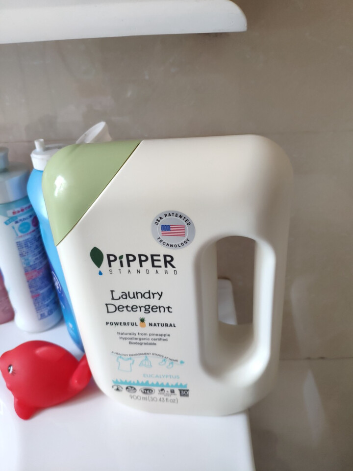 PIPPER 洗衣液尤加利香 900ml 婴儿洗衣液 植物酵素 尤加利香型怎么样，好用吗，口碑，心得，评价，试用报告,第2张