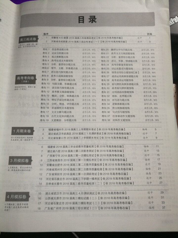 2019B版5年高考3年模拟全国1卷 五年高考三年模拟53高考B版高三高考复习资料书 高考53B 语文怎么样，好用吗，口碑，心得，评价，试用报告,第4张