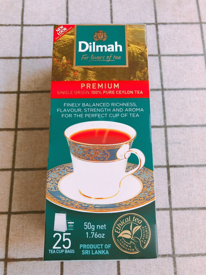 Dilmah红茶 迪尔玛红茶包25袋 斯里兰卡进口红茶茶包 锡兰红茶 军绿色怎么样，好用吗，口碑，心得，评价，试用报告,第2张