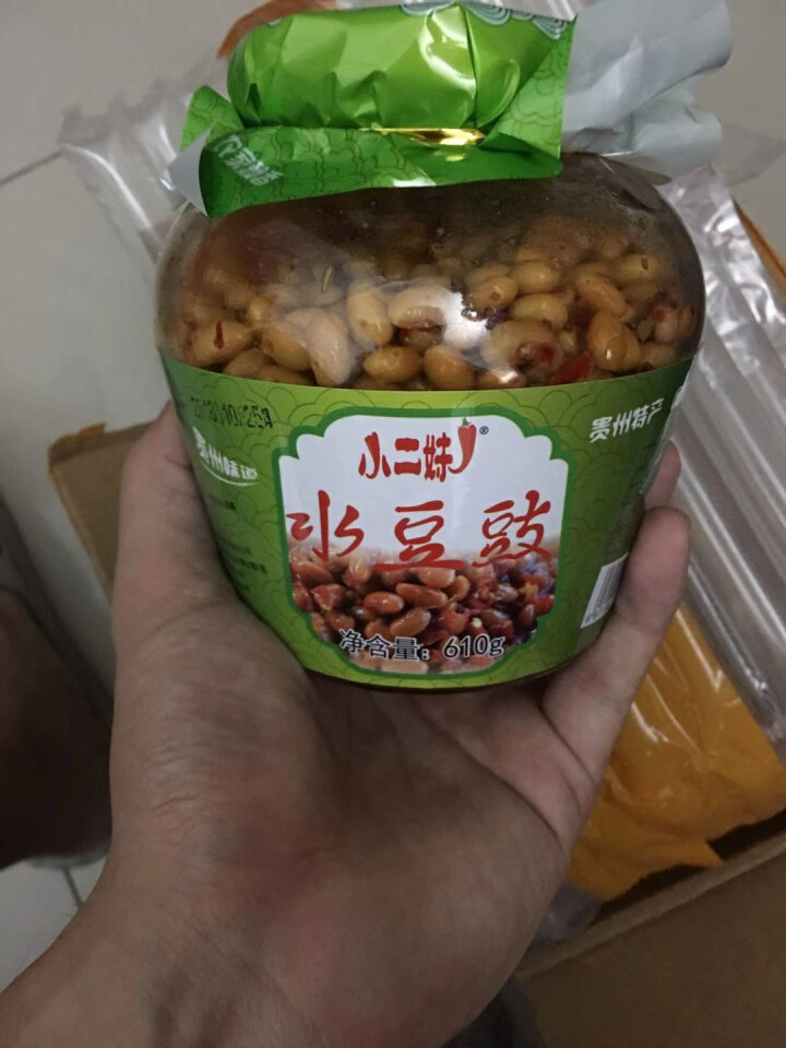 贵州特产农家老坛小二妹水豆豉610g 小吃凉拌辣椒酱火锅蘸水调料豆瓣酱 1瓶怎么样，好用吗，口碑，心得，评价，试用报告,第3张