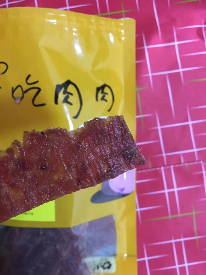 风马牛猪肉脯小鲜肉108g 靖江特产2019新品正付片袋装 肉质类零食休闲食品 1袋原味怎么样，好用吗，口碑，心得，评价，试用报告,第4张