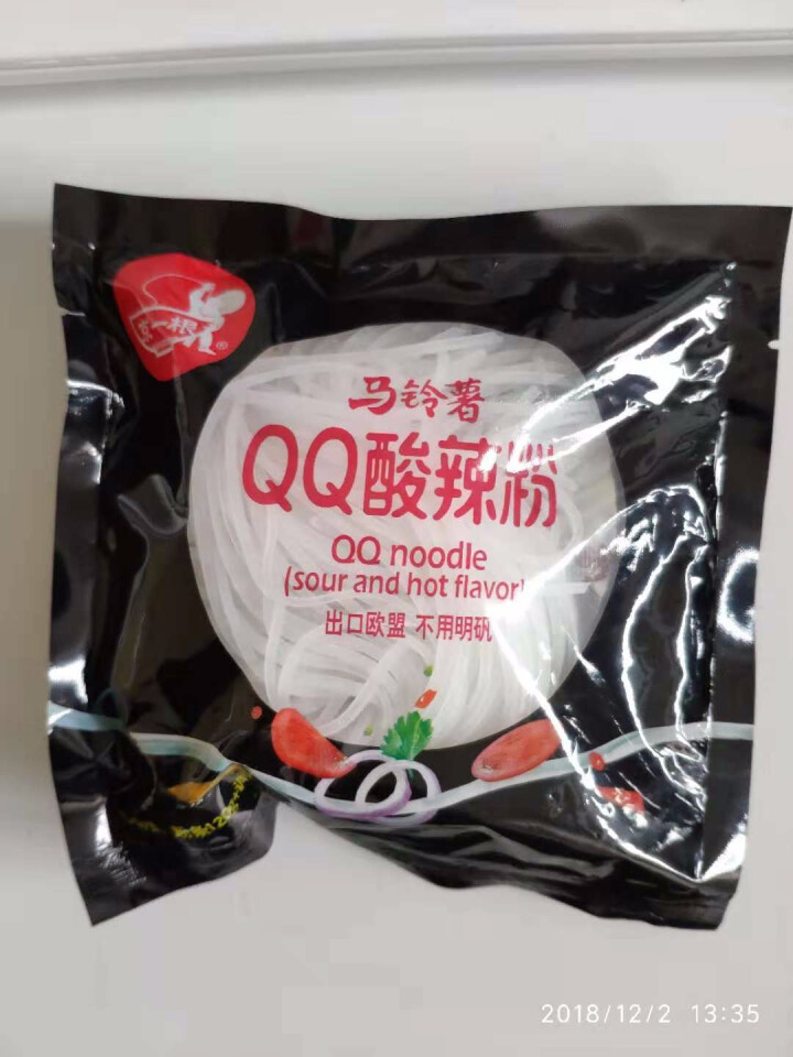 京一根 酸辣粉 速食方便粉丝面食品 零食袋装 163g/袋 QQ酸辣粉 1袋怎么样，好用吗，口碑，心得，评价，试用报告,第2张