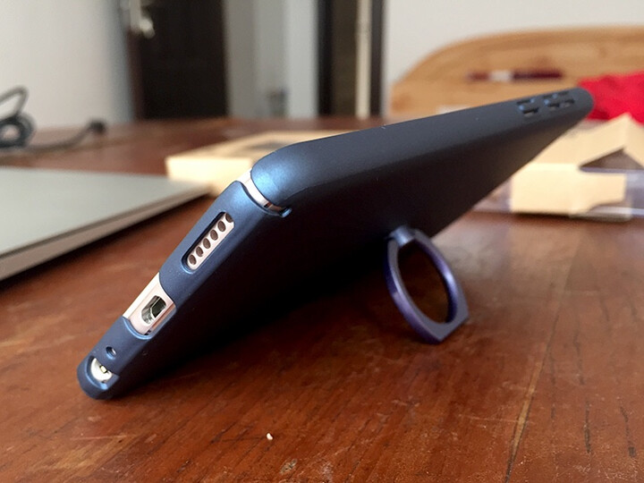 上店 vivo x7手机壳带指环扣支架全包防摔保护