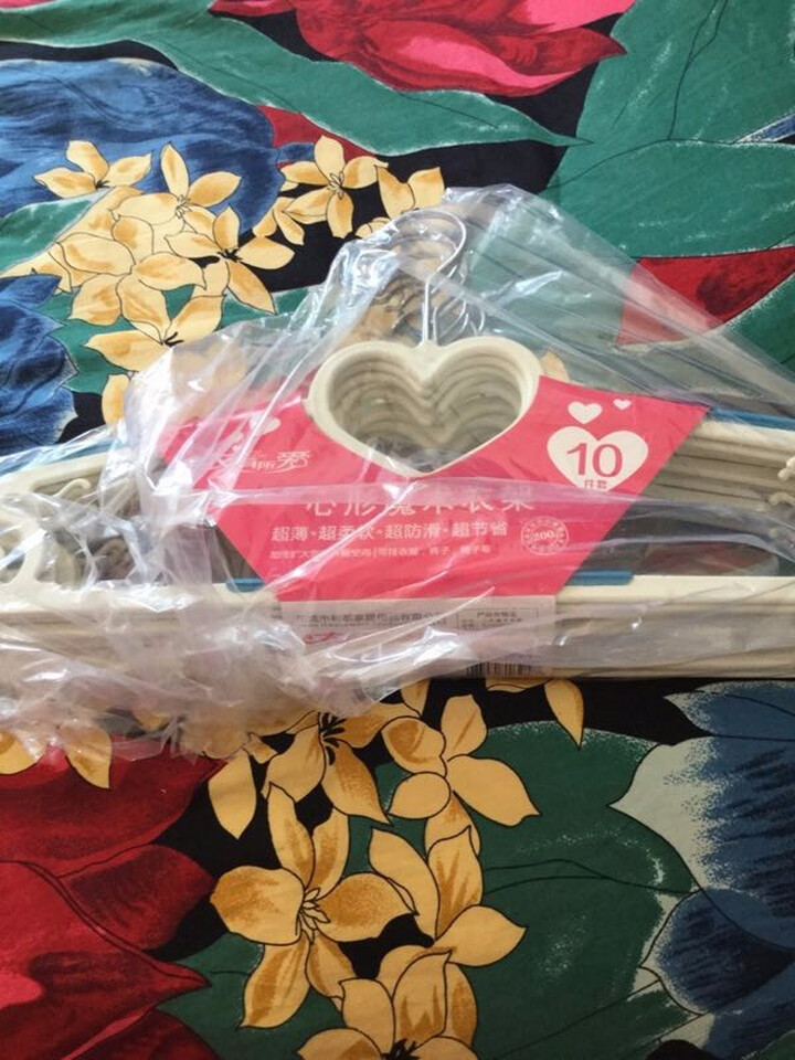 衣有所爱 无痕衣架防滑衣挂加厚塑料防风衣架