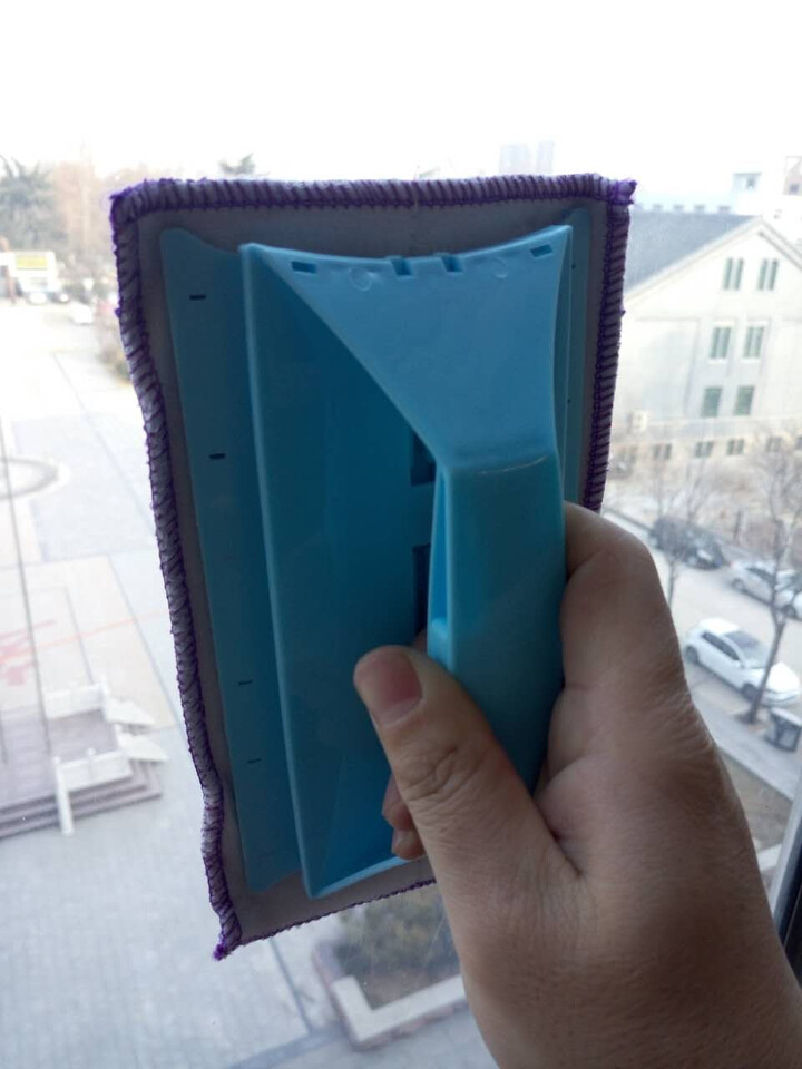 多功能擦玻璃器 手握式抹布刷 免沾手擦窗器 清