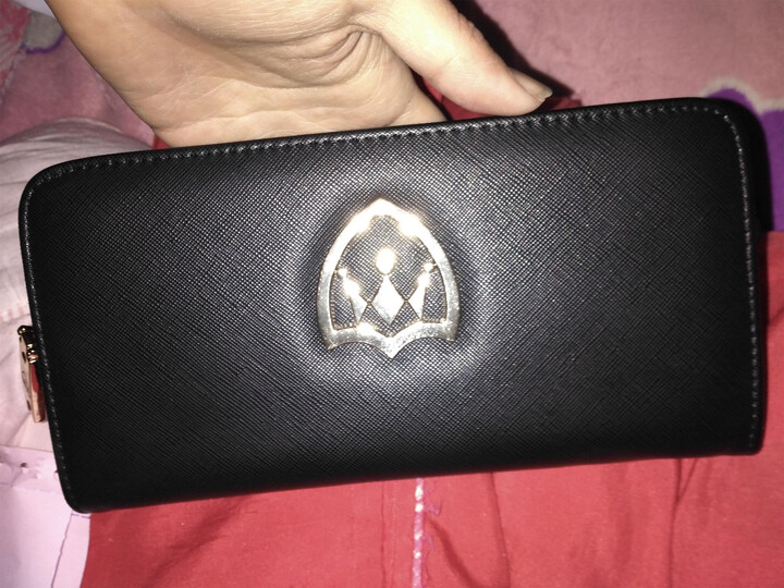 博莹玥胜赢女士长款拉链钱包宴会时尚手拿包