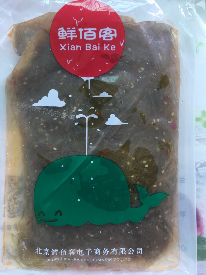 鲜佰客 冷冻裙带菜 海藻沙拉 500g  即食  袋装怎么样，好用吗，口碑，心得，评价，试用报告,第2张