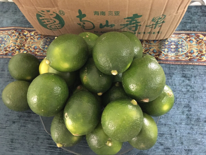 【产地直供】海南青柠檬2.5kg 新鲜热带水果 酸甜多汁怎么样，好用吗，口碑，心得，评价，试用报告,第2张