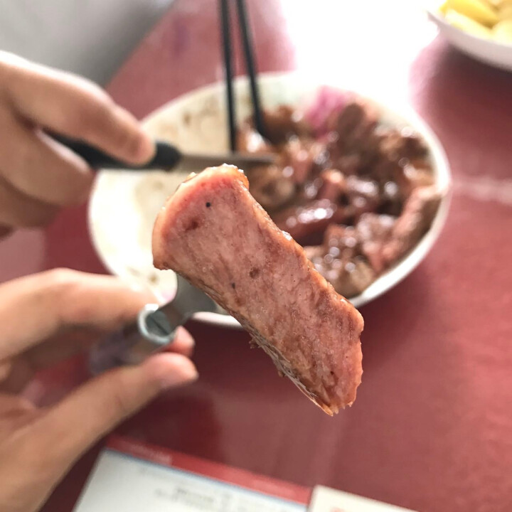 今聚鲜 进口安格斯西冷牛排200g 谷饲整肉原切 生鲜牛肉怎么样，好用吗，口碑，心得，评价，试用报告,第6张