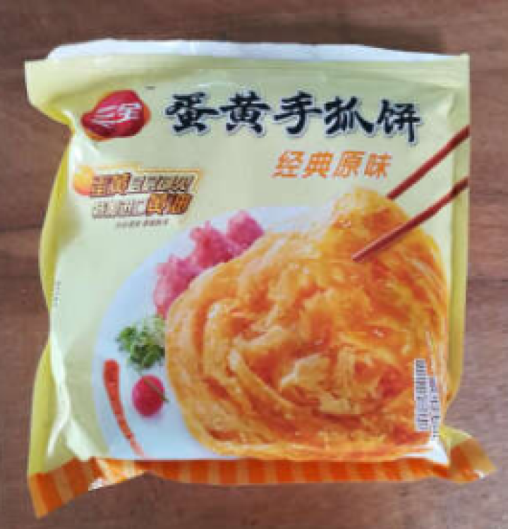 三全 蛋黄手抓饼 经典原味 800g （10片）怎么样，好用吗，口碑，心得，评价，试用报告,第3张