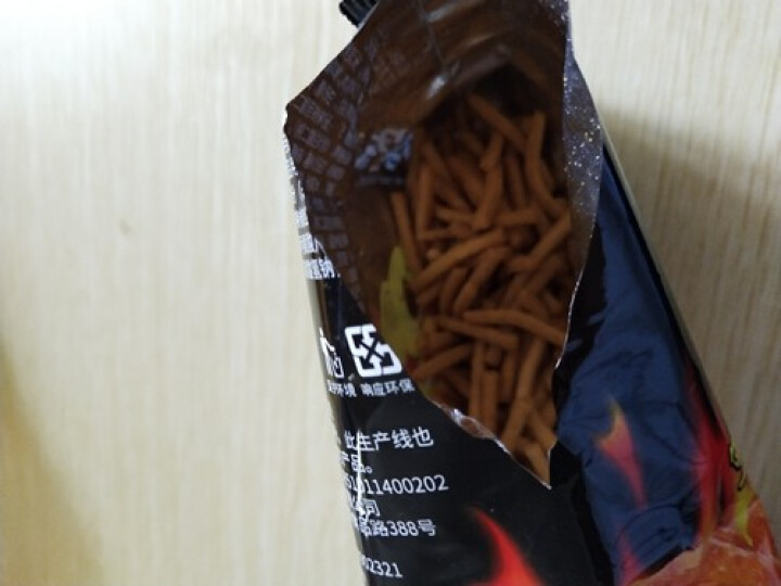 耶米熊 火鸡脆条75g 休闲零食膨化小吃脆条薯条休闲零食小吃 薯条虾条 香辣味怎么样，好用吗，口碑，心得，评价，试用报告,第3张