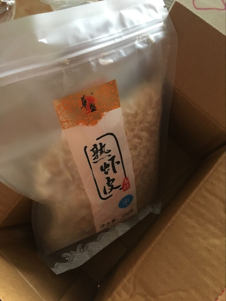 华盛 温州 冷冻熟虾皮 100g 1袋装怎么样，好用吗，口碑，心得，评价，试用报告,第2张