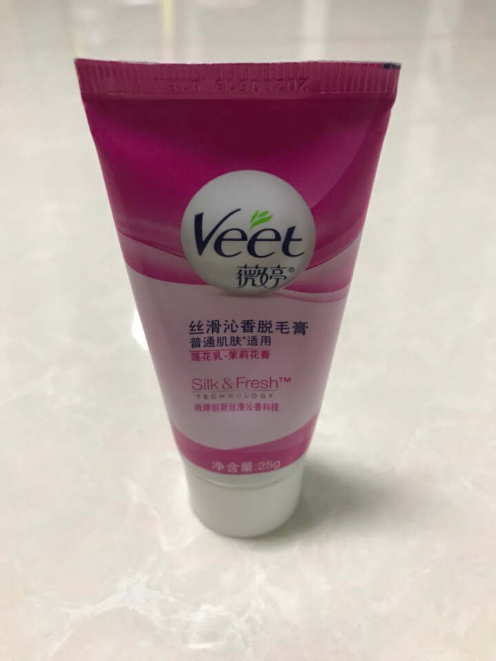 薇婷（VEET） 普通肌肤型脱毛膏 女士男士温和脱毛腋下腿毛大容量 25g怎么样，好用吗，口碑，心得，评价，试用报告,第4张