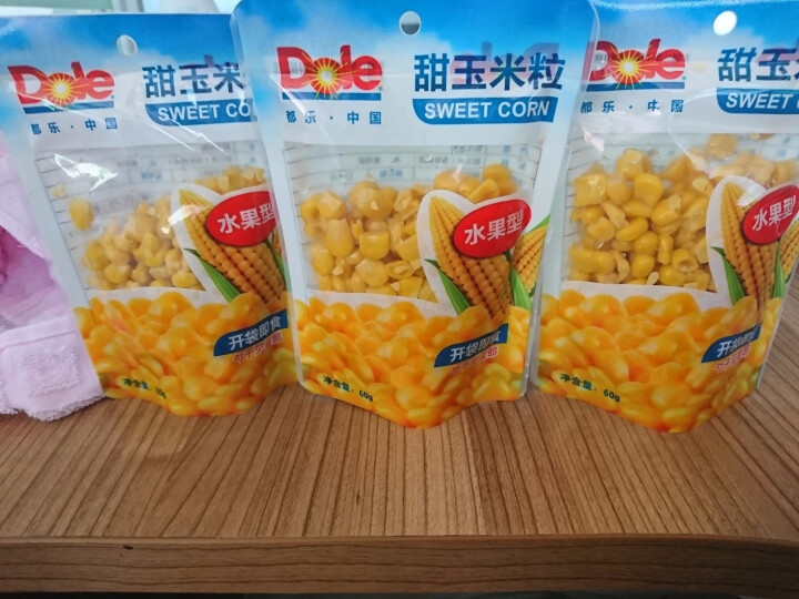 都乐甜玉米 水果玉米 3包 60g/包 开袋即食怎么样，好用吗，口碑，心得，评价，试用报告,第4张