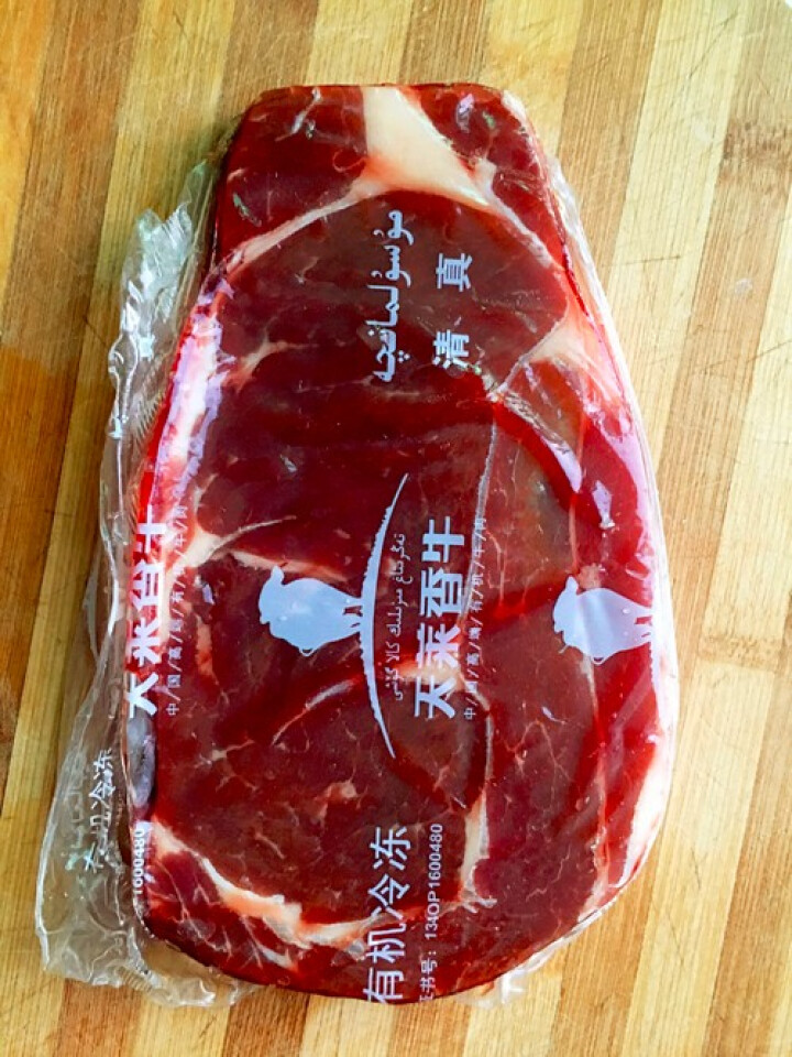 天莱香牛 新疆有机牛肉 西冷牛排 180g/袋 谷饲牛肉 整肉原切 不含料包怎么样，好用吗，口碑，心得，评价，试用报告,第3张