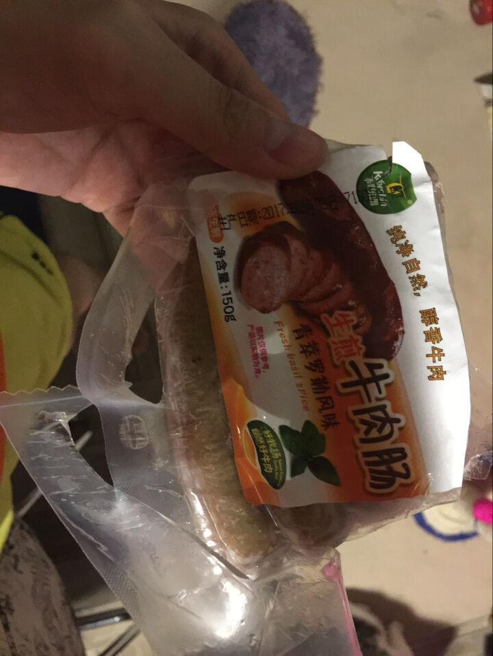 科尔沁 内蒙古牛肉 牛肉肠青萃罗勒风味150g/袋 烧烤食材 （2件起售）怎么样，好用吗，口碑，心得，评价，试用报告,第2张