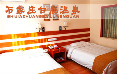 享价值420元石家庄白鹿温泉白鹿山顶公寓双人间『电子票』