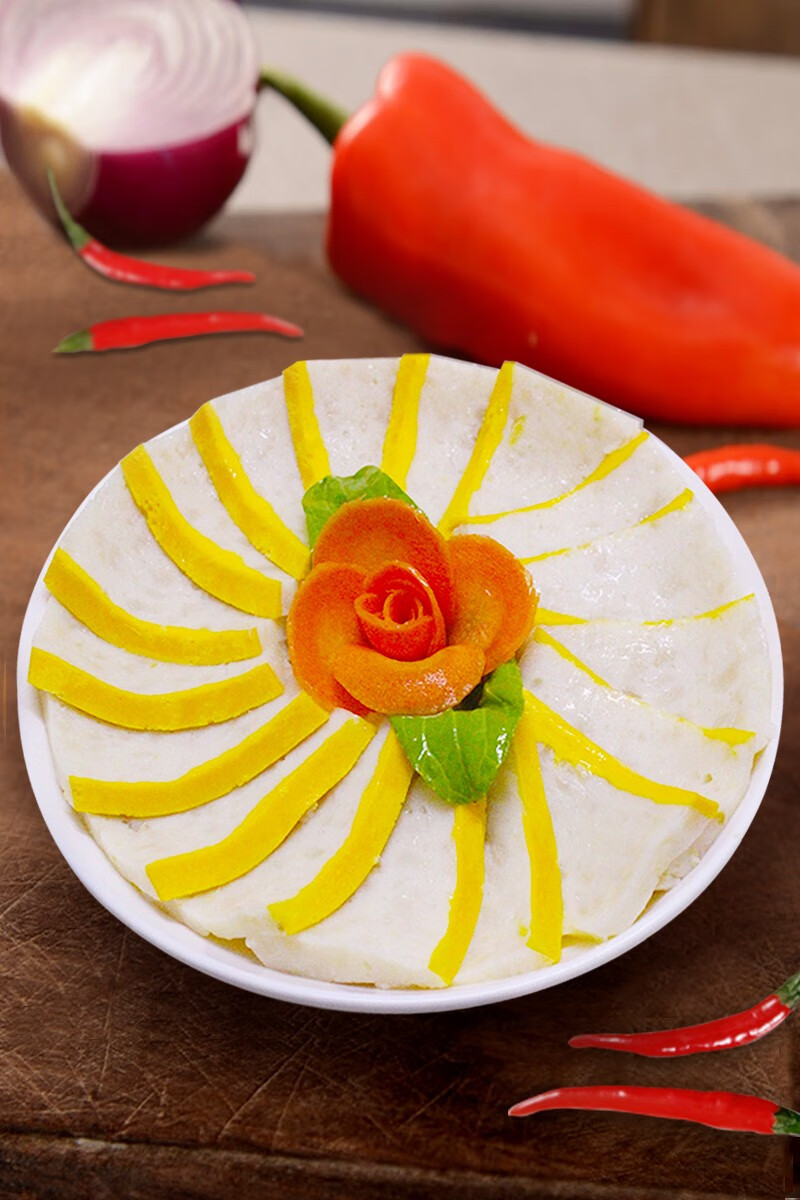 荆八宝鱼糕鱼丸湖北荆州特产手工草鱼糕鱼丸子火锅丸料半成品菜熟食