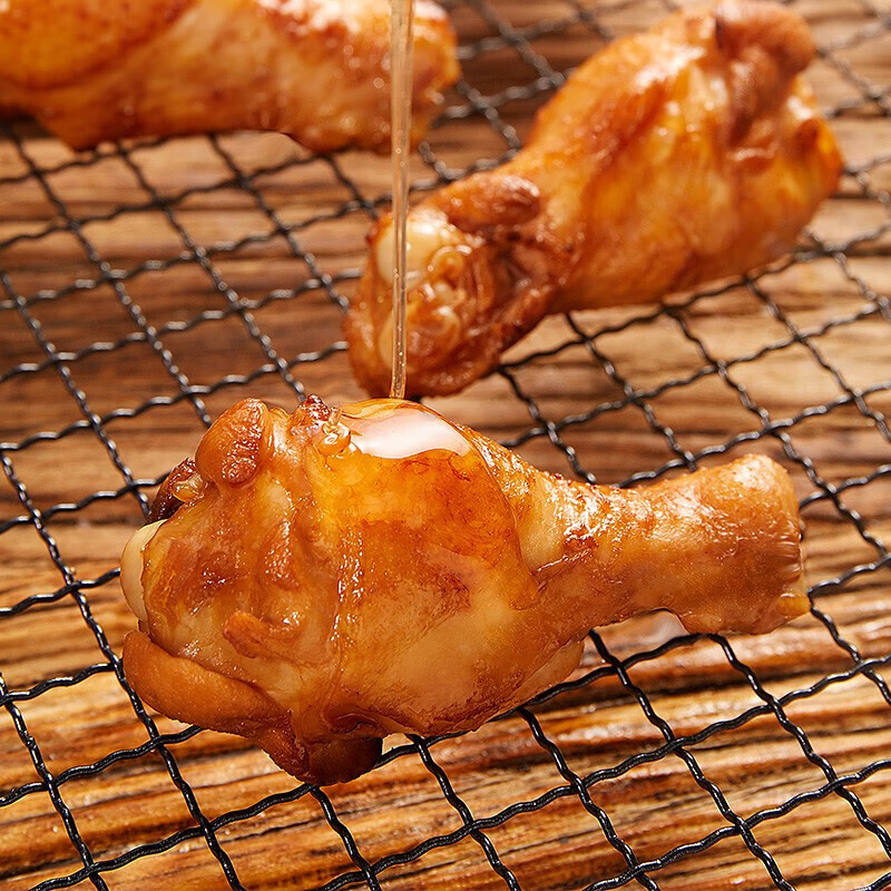 无穷 休闲零食鸡小腿烤鸡翅根香辣味300g即食肉干肉脯【图片 价格